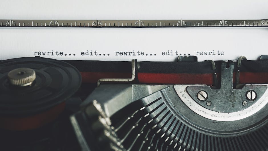 The Importance of Editing in Self-Publishing